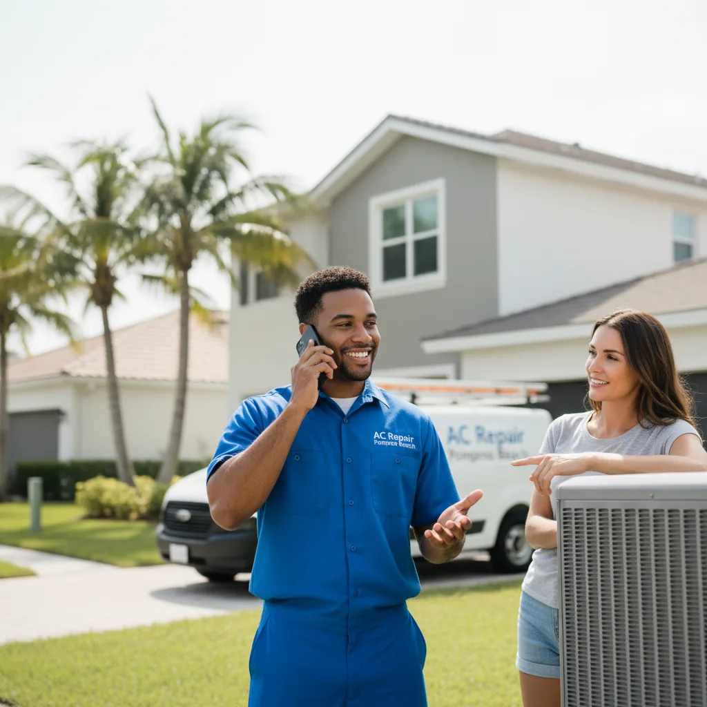AC Repair Pompano Beach customer support in Morton